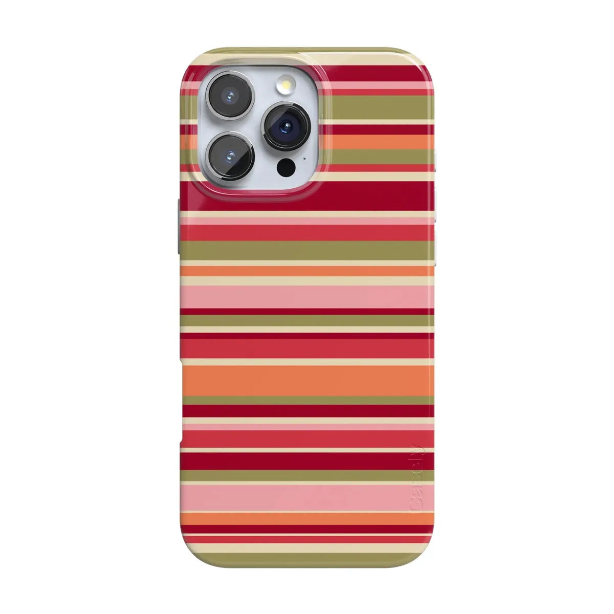 Citrus Stripes | Poolside Print Case - iPhone 16 Pro