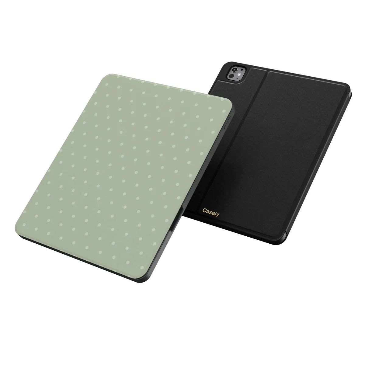On the Dot | Green Polka Dot iPad Case