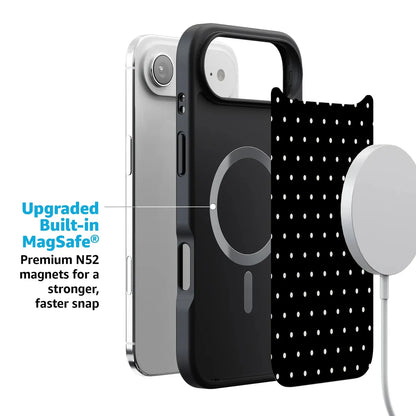 On the Dot | White Polka Dot Case