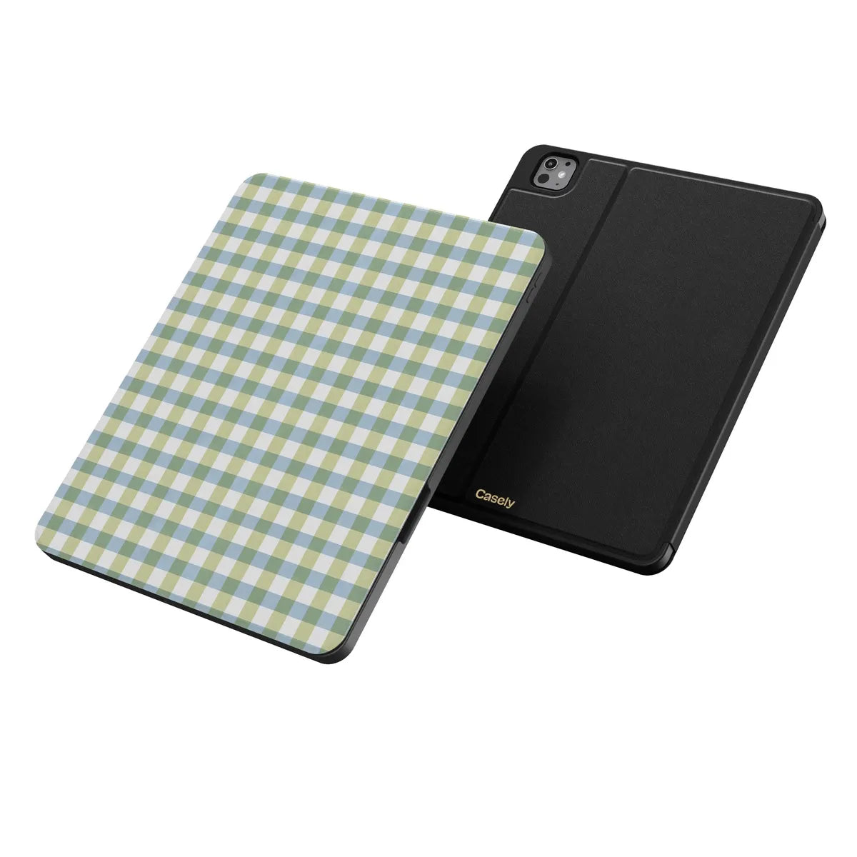Pastel Picnic | Blue & Green Gingham iPad Case