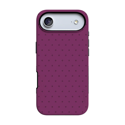 On the Dot | Plum Polka Dot Case - iPhone 17 Air