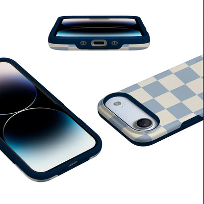 Fit Check | Light Blue Checkerboard Case