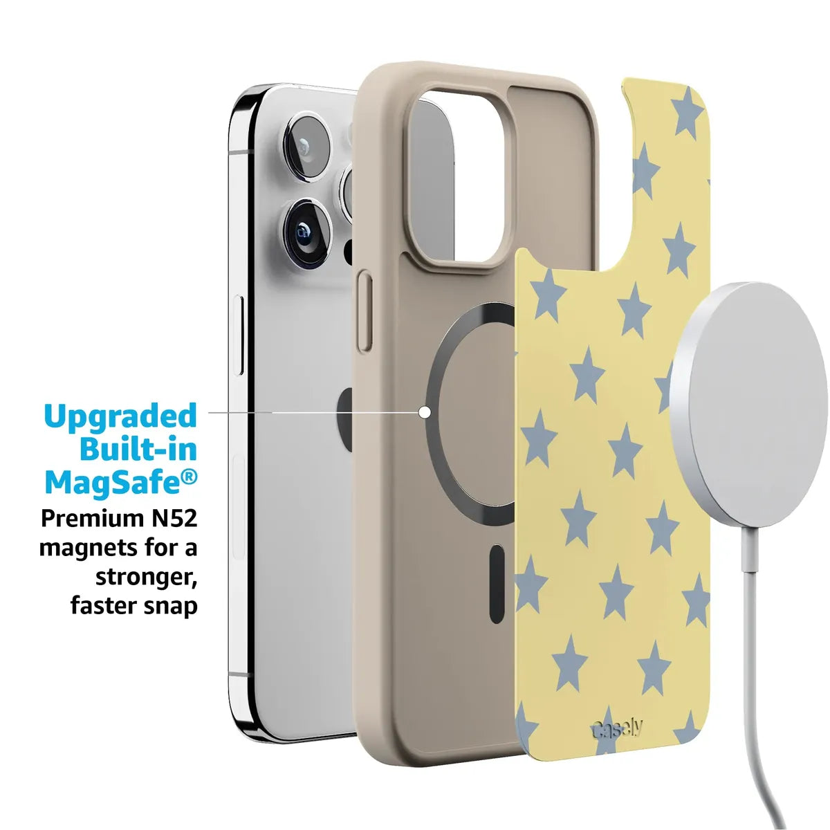 Shine Bright | Butter Yellow Stars Case