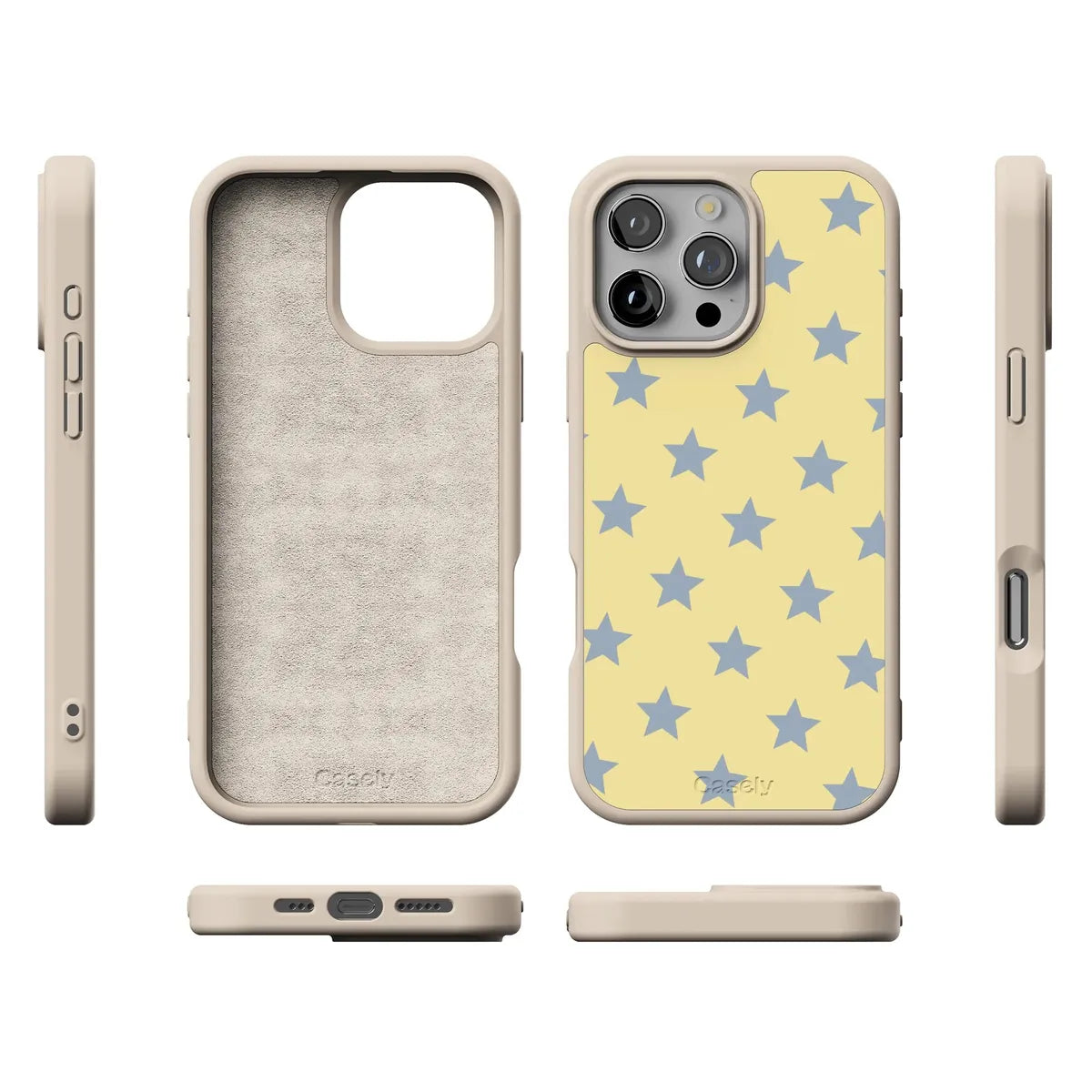 Shine Bright | Butter Yellow Stars Case