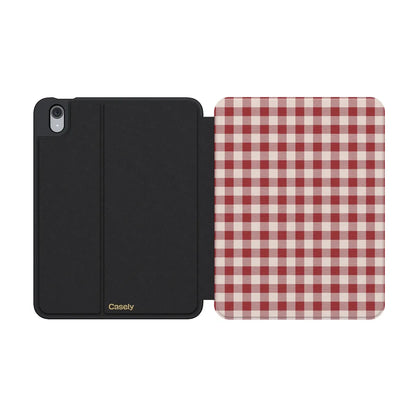 Sweet Jam | Red Gingham iPad Case