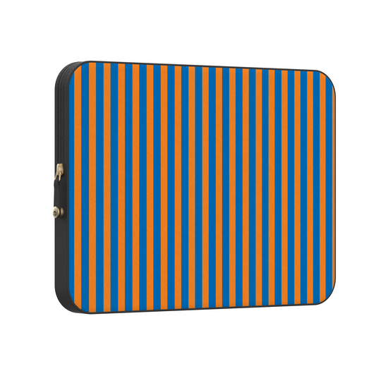 Go New York | Blue & Orange Stripes Laptop Case - 16" MacBook Pro