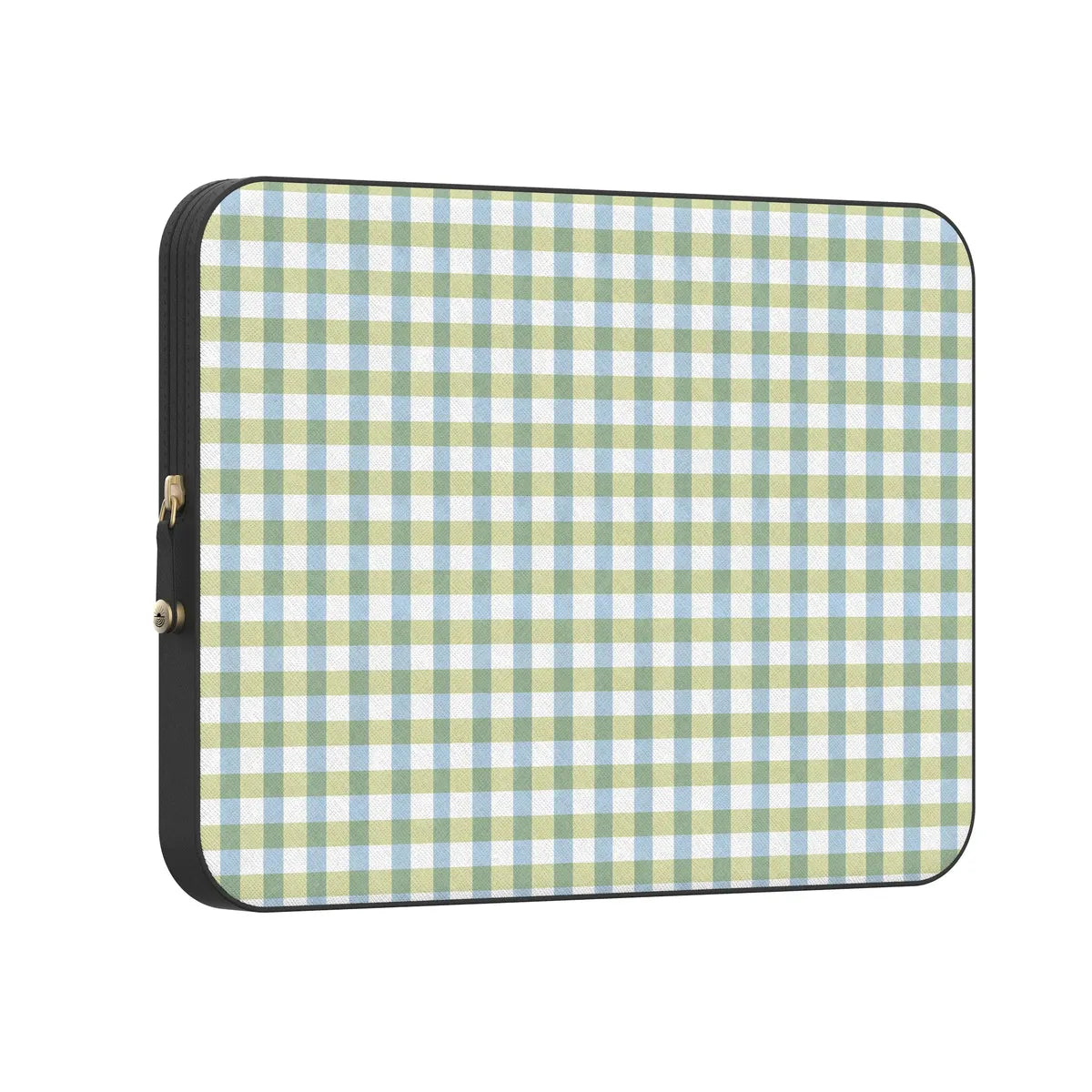Pastel Picnic | Blue & Green Gingham Laptop Case