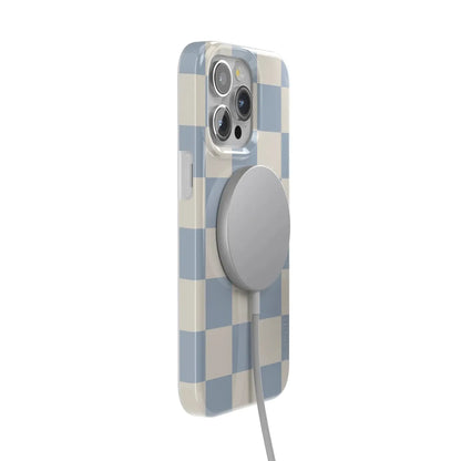 Fit Check | Light Blue Checkerboard Case