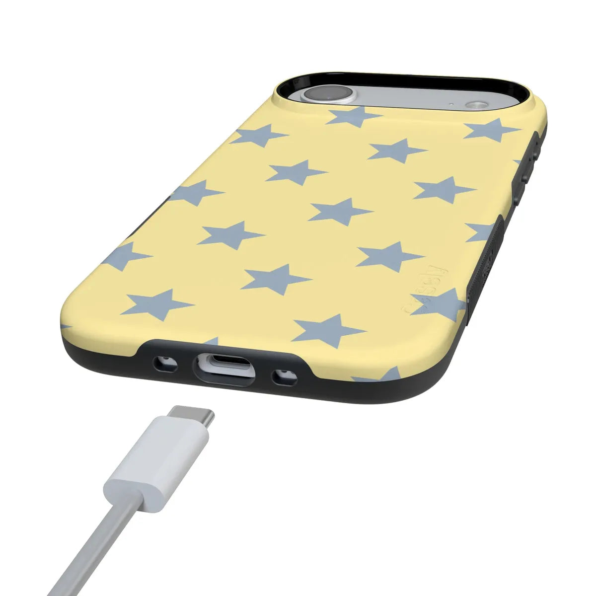 Shine Bright | Butter Yellow Stars Case
