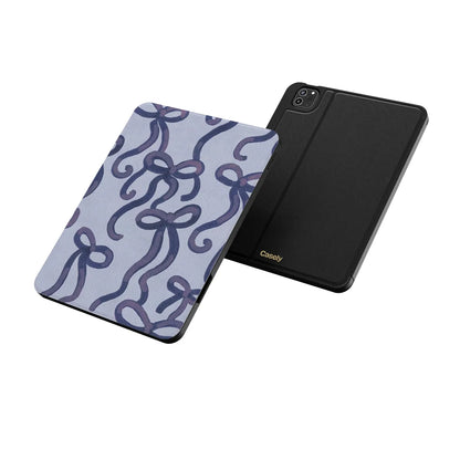 Love Me Knot | Blue Bow iPad Case
