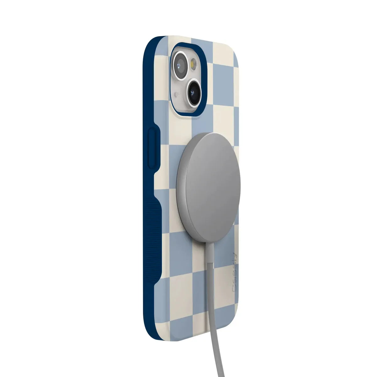 Fit Check | Light Blue Checkerboard Case