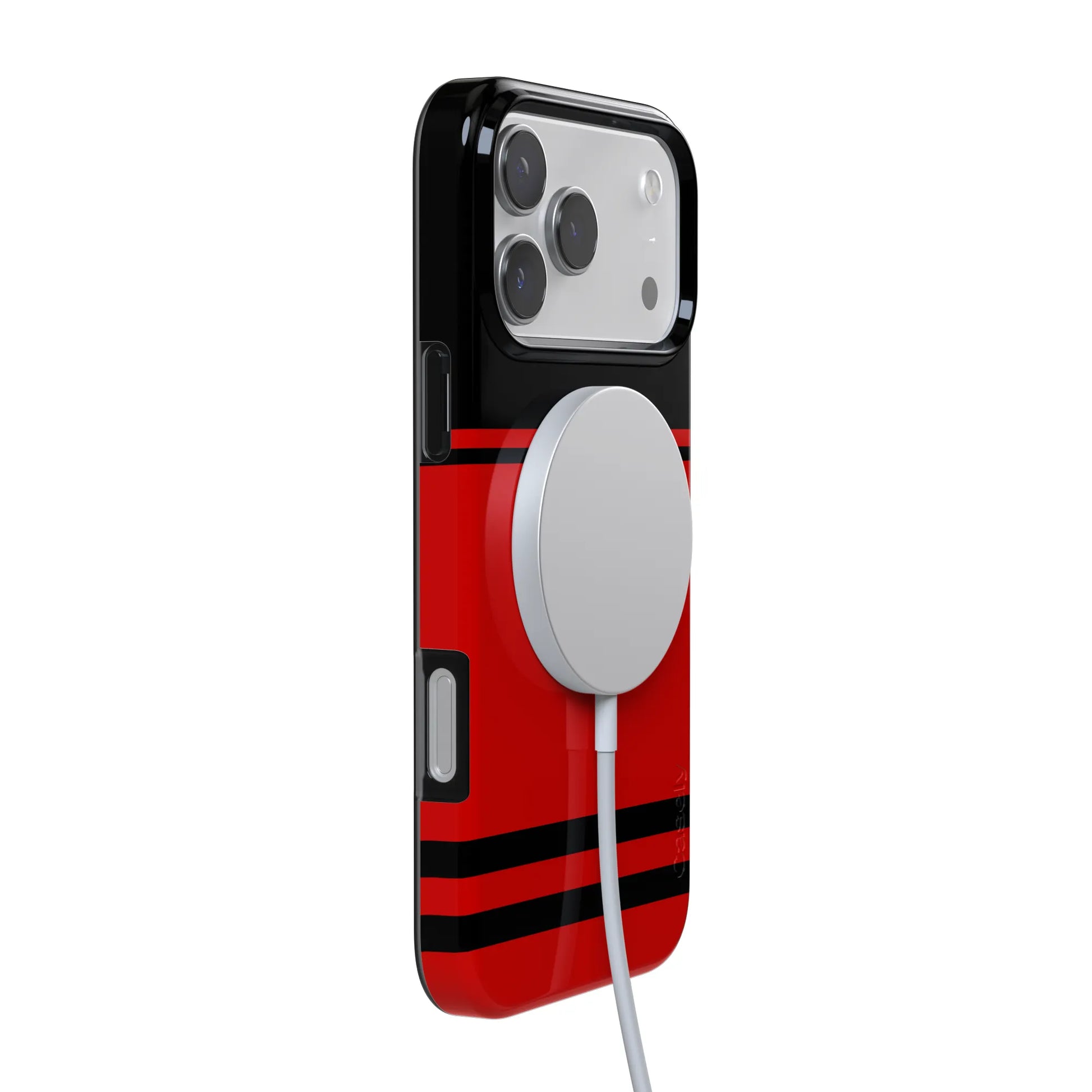 Storm Warning | Black & Red Stripes Case