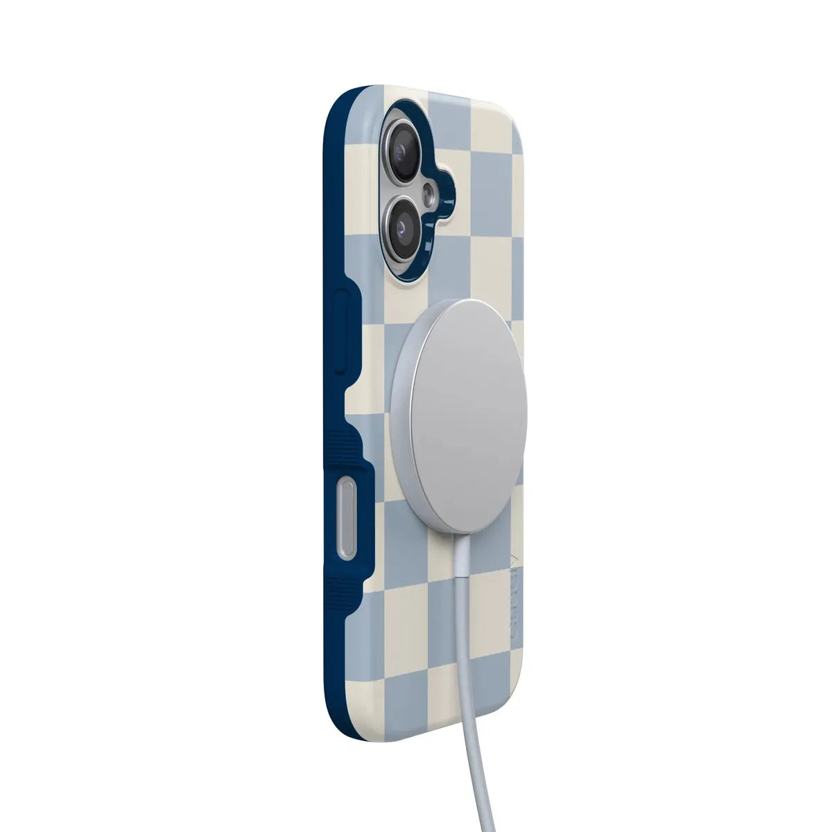 Fit Check | Light Blue Checkerboard Case