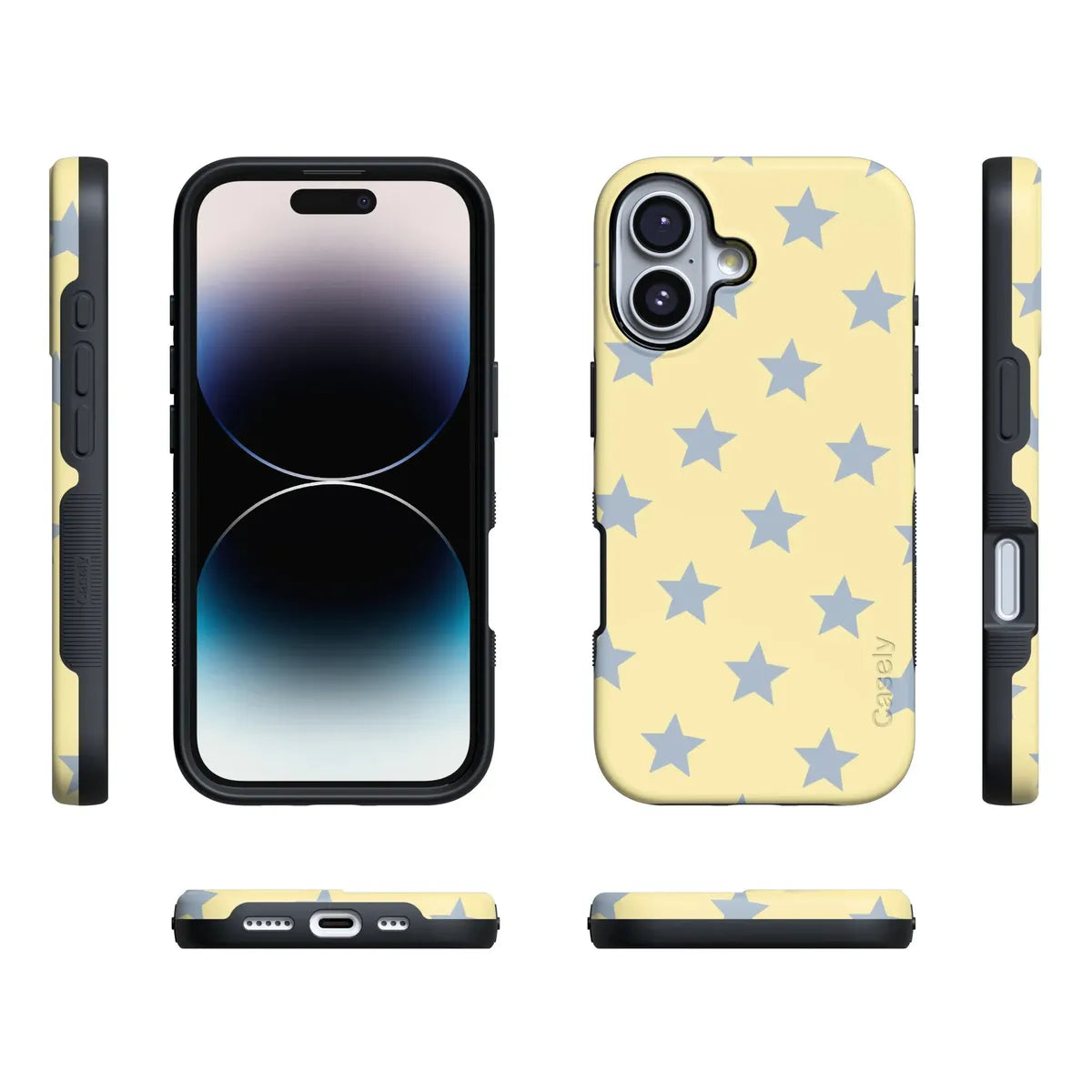 Shine Bright | Butter Yellow Stars Case