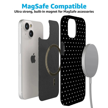 On the Dot | White Polka Dot Case