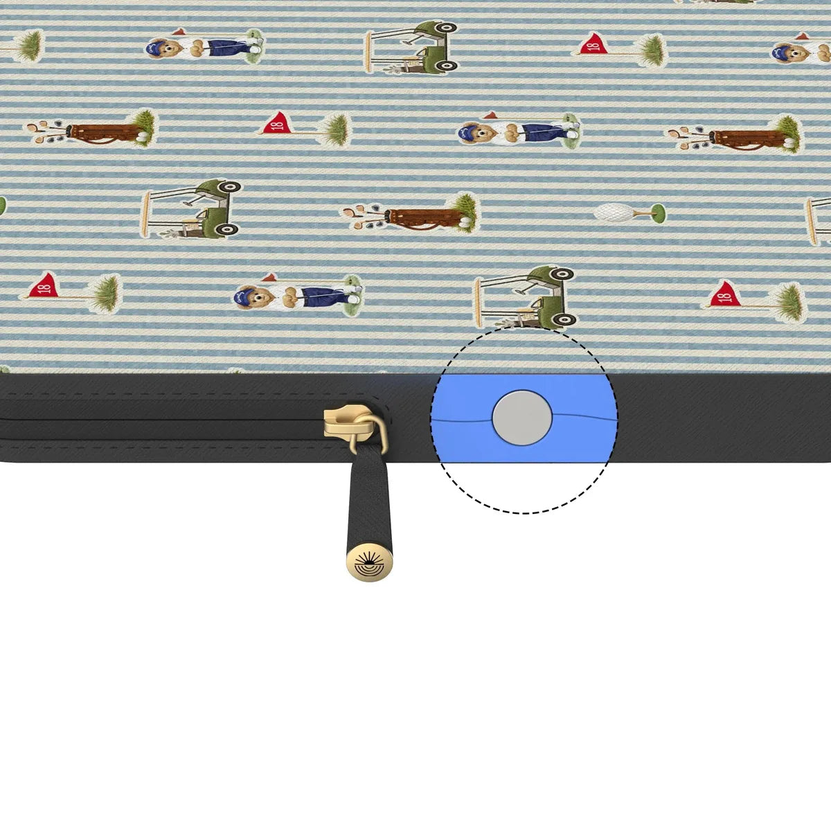 The Caddie Print | Clubhouse Laptop Case