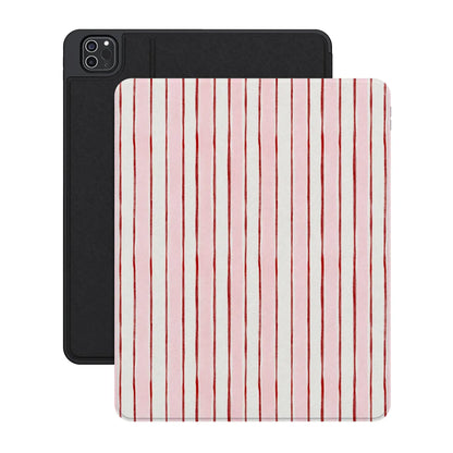 Pretty in Pastel | Blush Stripes iPad Case