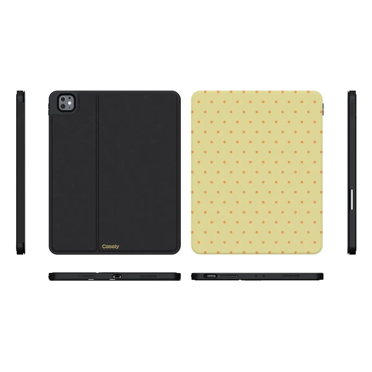 On the Dot | Yellow Polka Dot iPad Case