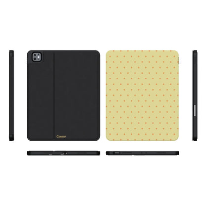 On the Dot | Yellow Polka Dot iPad Case