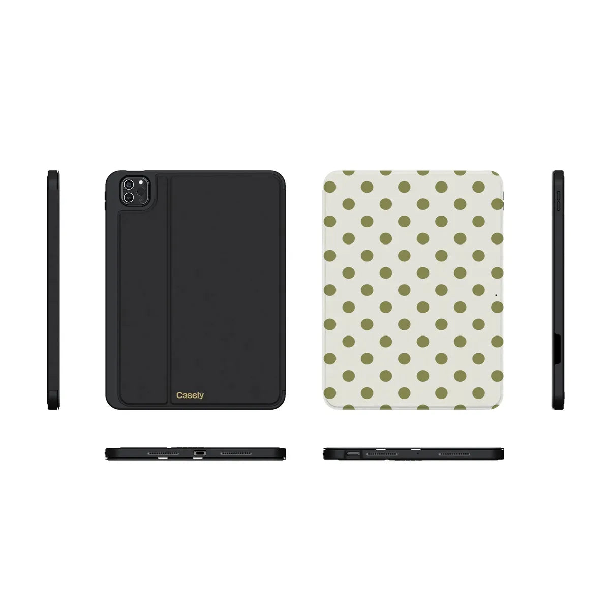 Spotted in SoHo | Green Polka Dot iPad Case