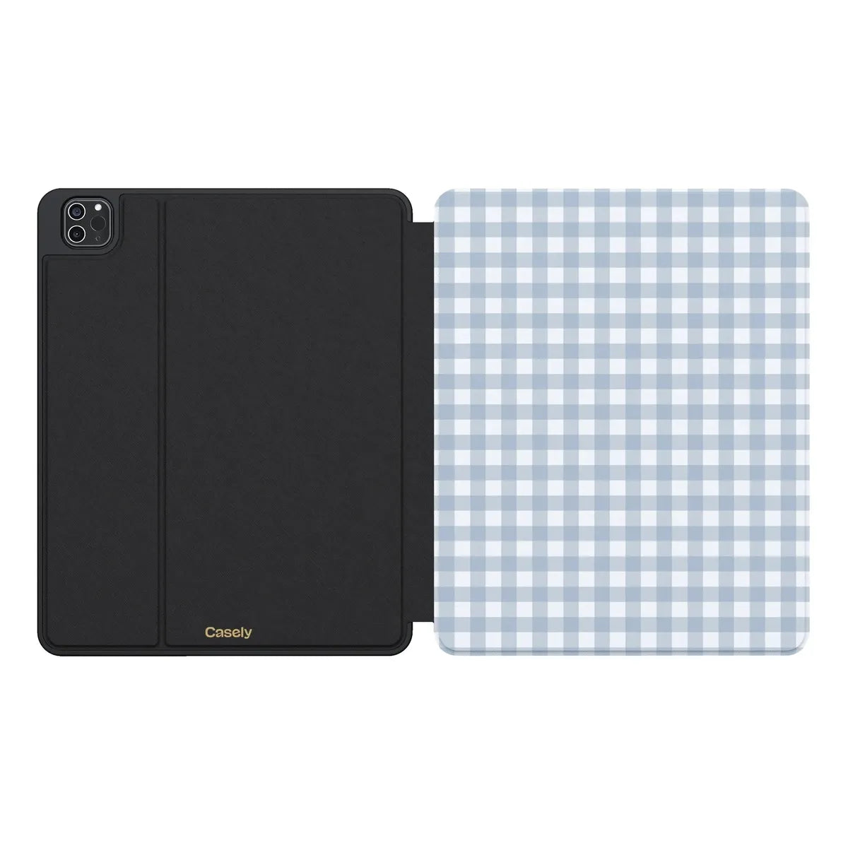 Pastel Picnic | Blue Gingham iPad Case