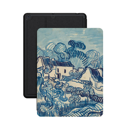 Van Gogh | Landscape With Houses iPad Case - iPad 10.2" (7/8/9th Gen)