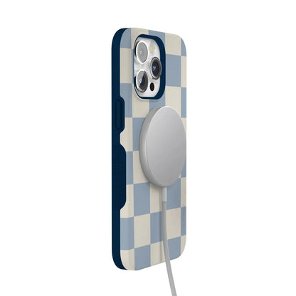 Fit Check | Light Blue Checkerboard Case