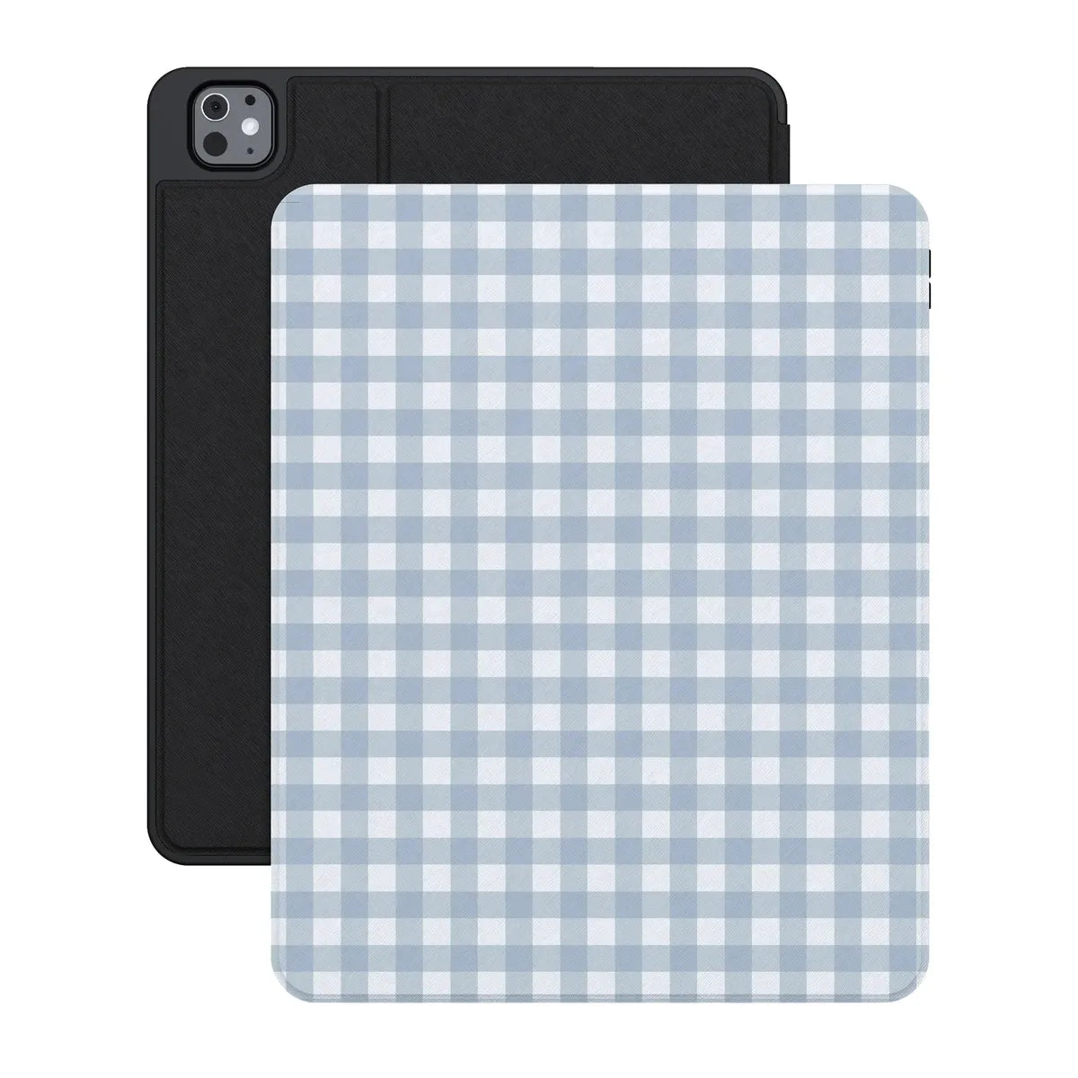 Pastel Picnic | Blue Gingham iPad Case