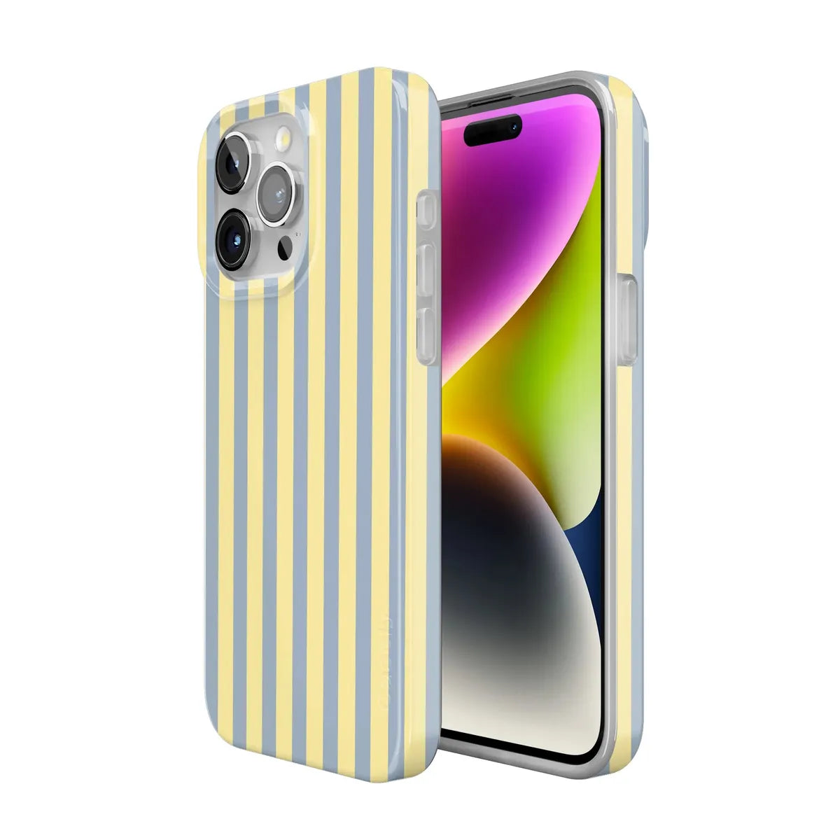 Coastline Stripes | Blue & Yellow Case