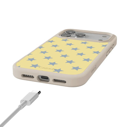 Shine Bright | Butter Yellow Stars Case