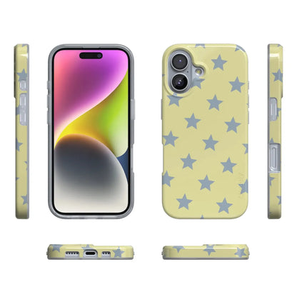 Shine Bright | Butter Yellow Stars Case