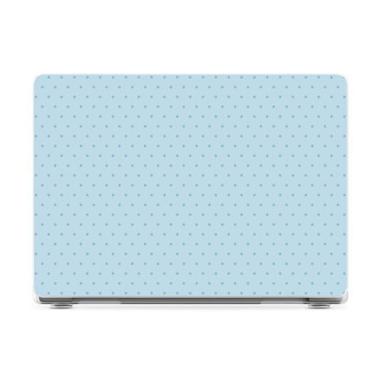 On the Dot | Blue Monochrome Polka Dot Laptop Shell - 16" MacBook Pro