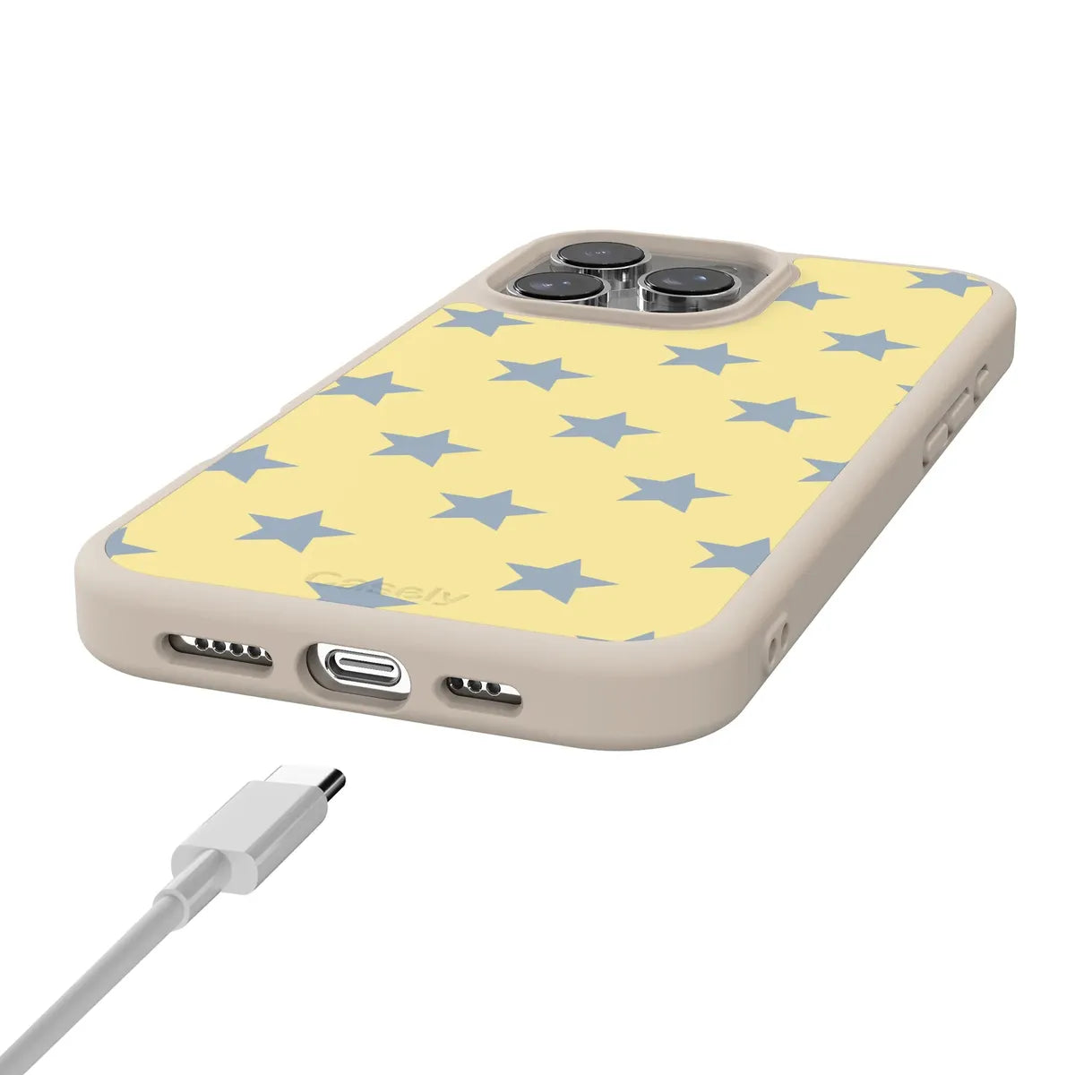 Shine Bright | Butter Yellow Stars Case