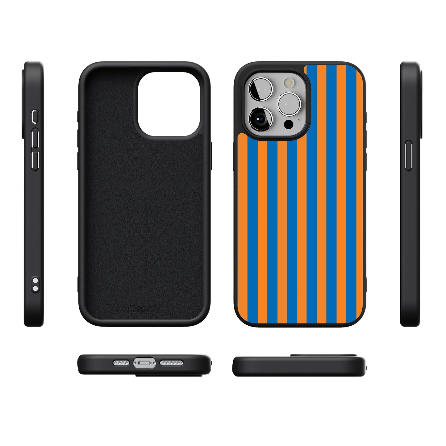 Go New York | Blue & Orange Stripes Case
