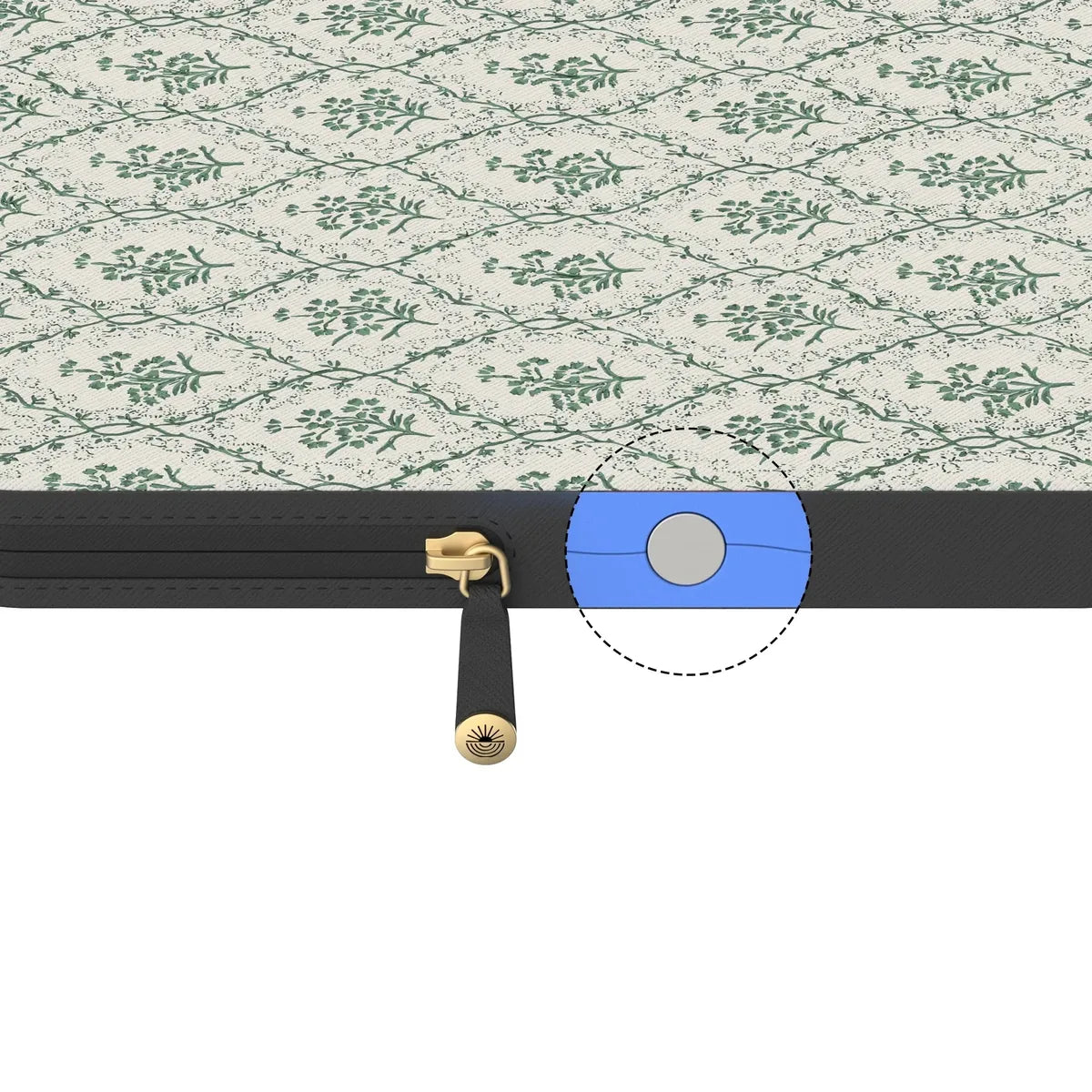 Sage Tapestry | Floral Vines Laptop Case