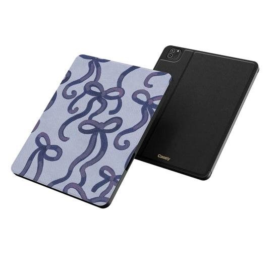 Love Me Knot | Blue Bow iPad Case