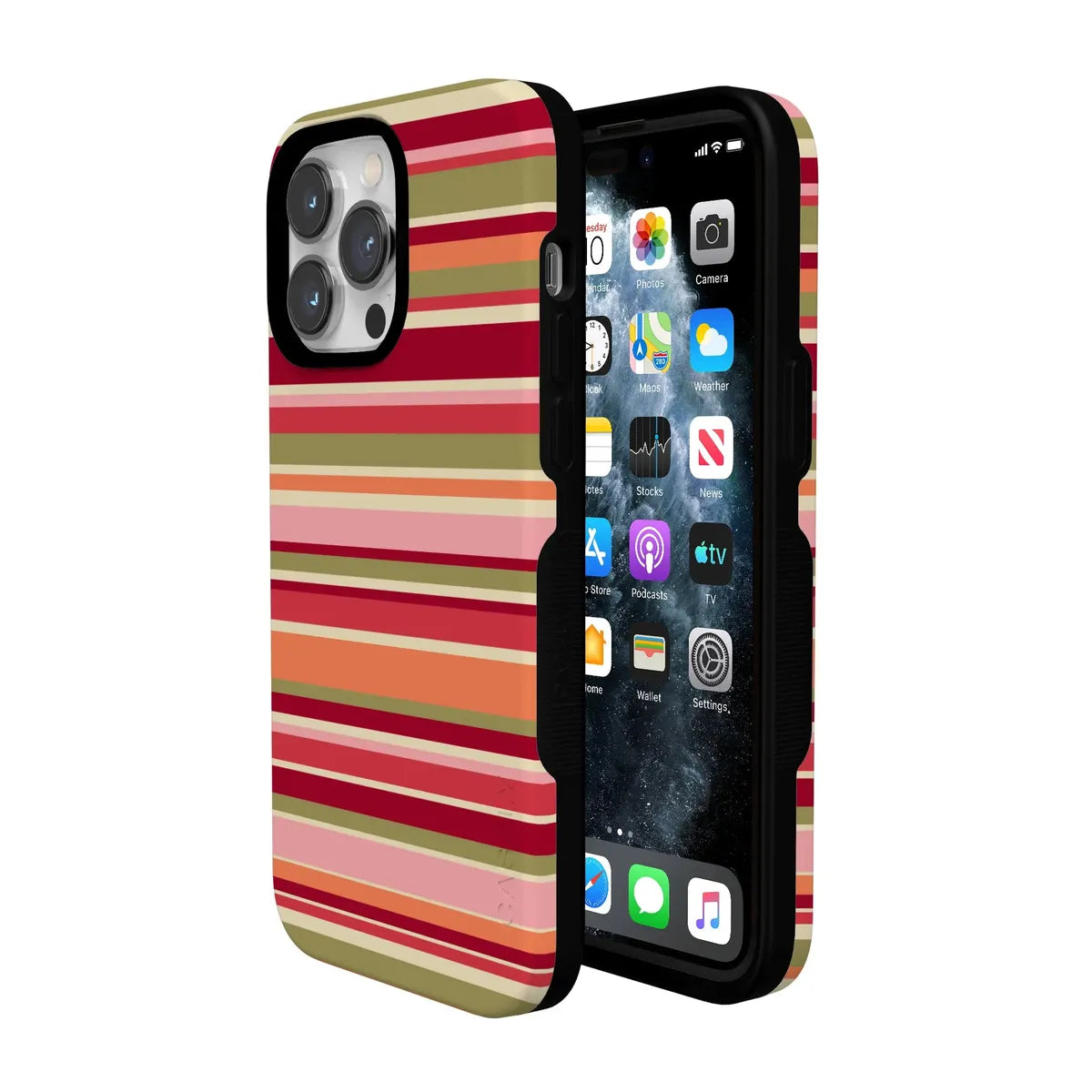 Citrus Stripes | Poolside Print Case
