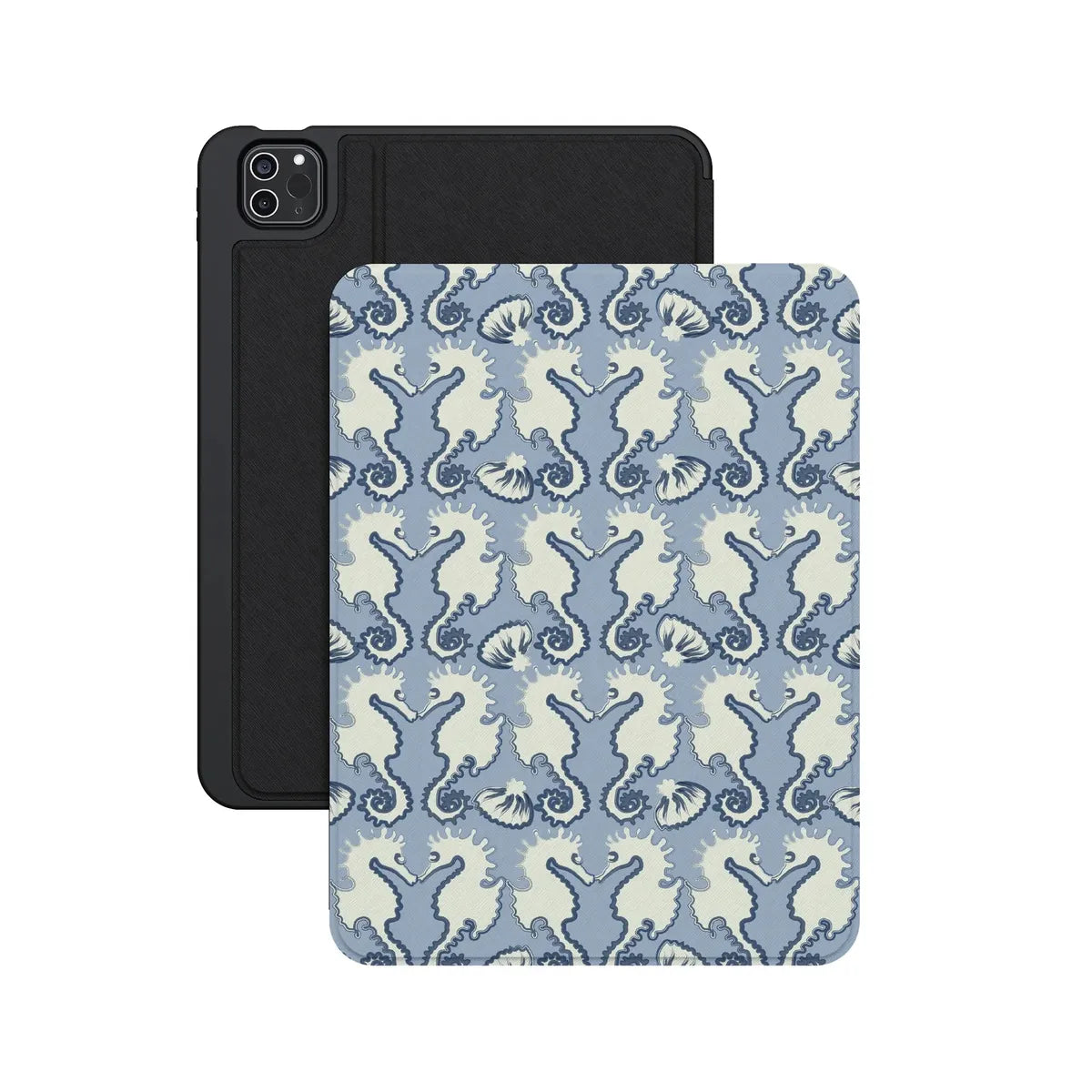 Seahorse Drift | Coastal Blues iPad Case