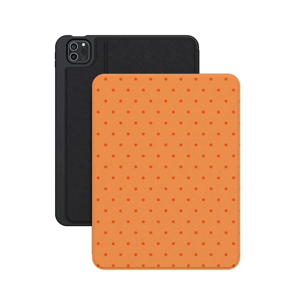 On the Dot | Orange Polka Dot iPad Case