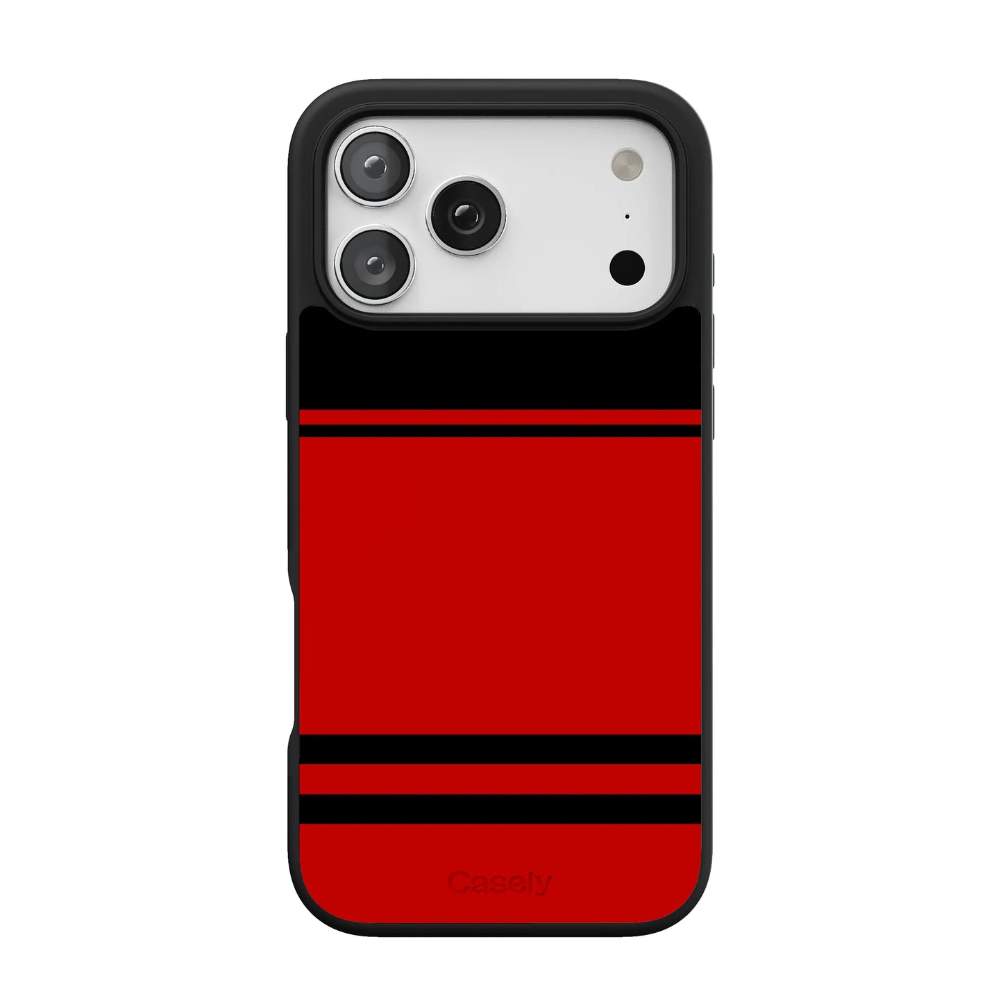 Storm Warning | Black & Red Stripes Case