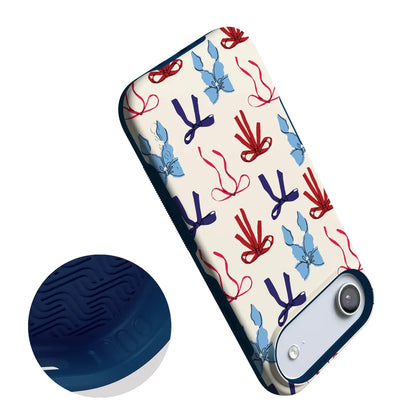 American Girlie | Red White & Blue Bows Case