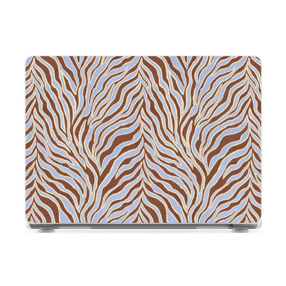 Untamed | Brown & Blue Zebra Laptop Shell - 13.6" MacBook Air