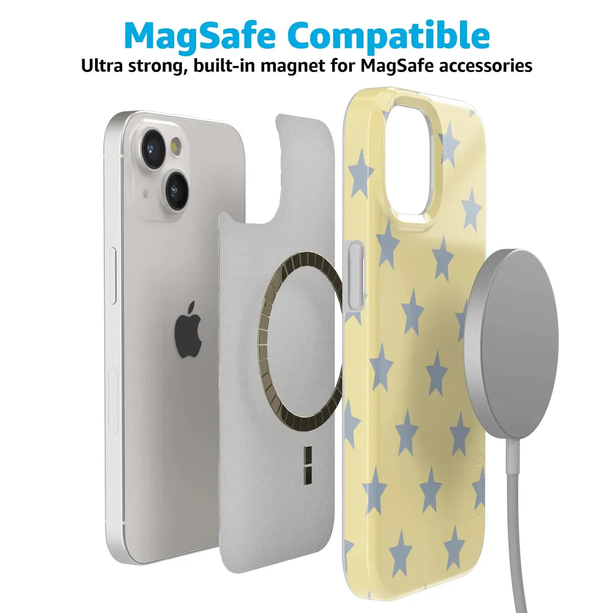 Shine Bright | Butter Yellow Stars Case