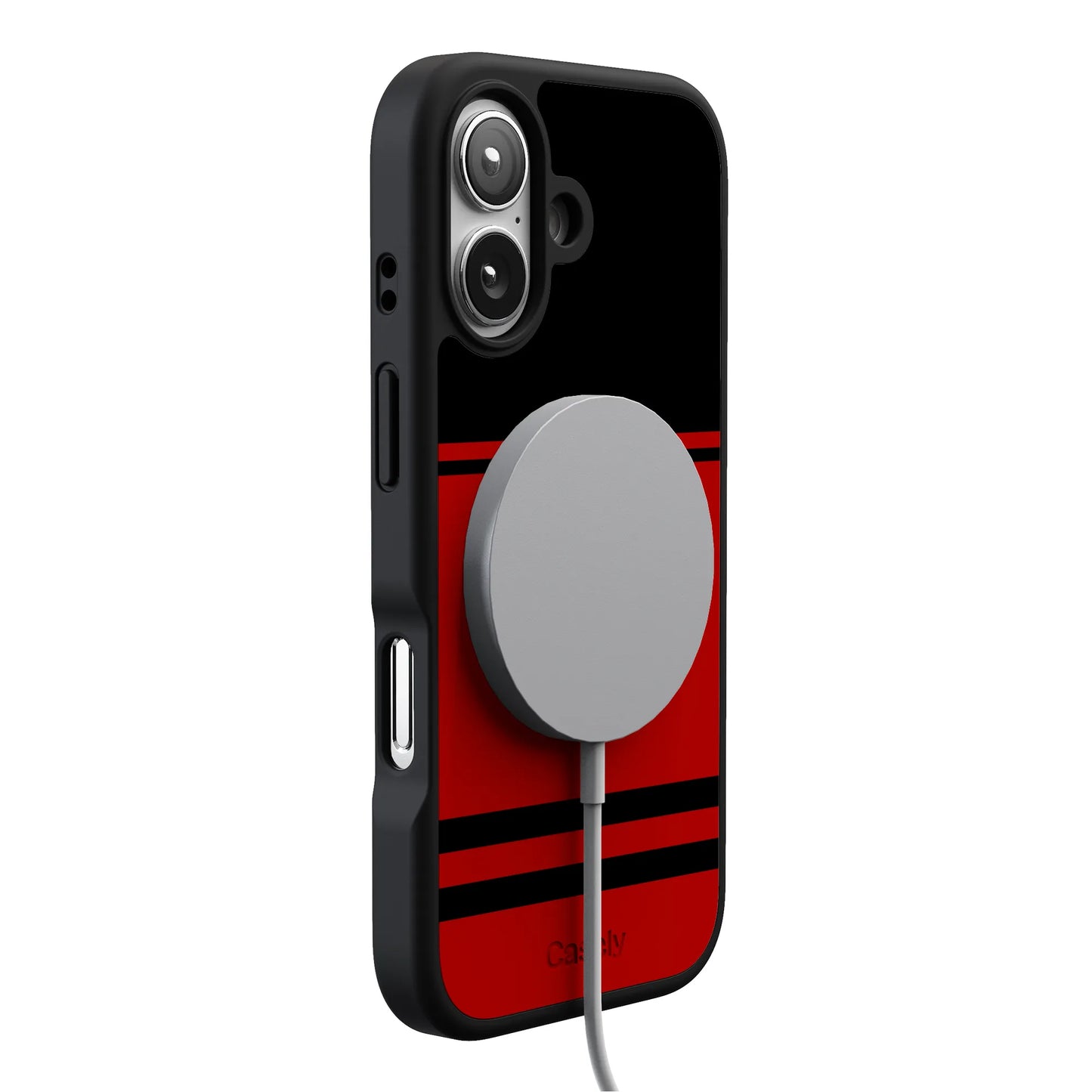 Storm Warning | Black & Red Stripes Case