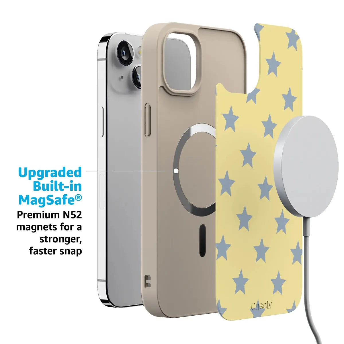 Shine Bright | Butter Yellow Stars Case