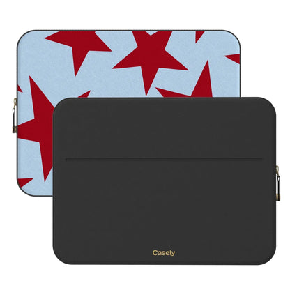 Stars Align | Blue & Red Stars Laptop Case