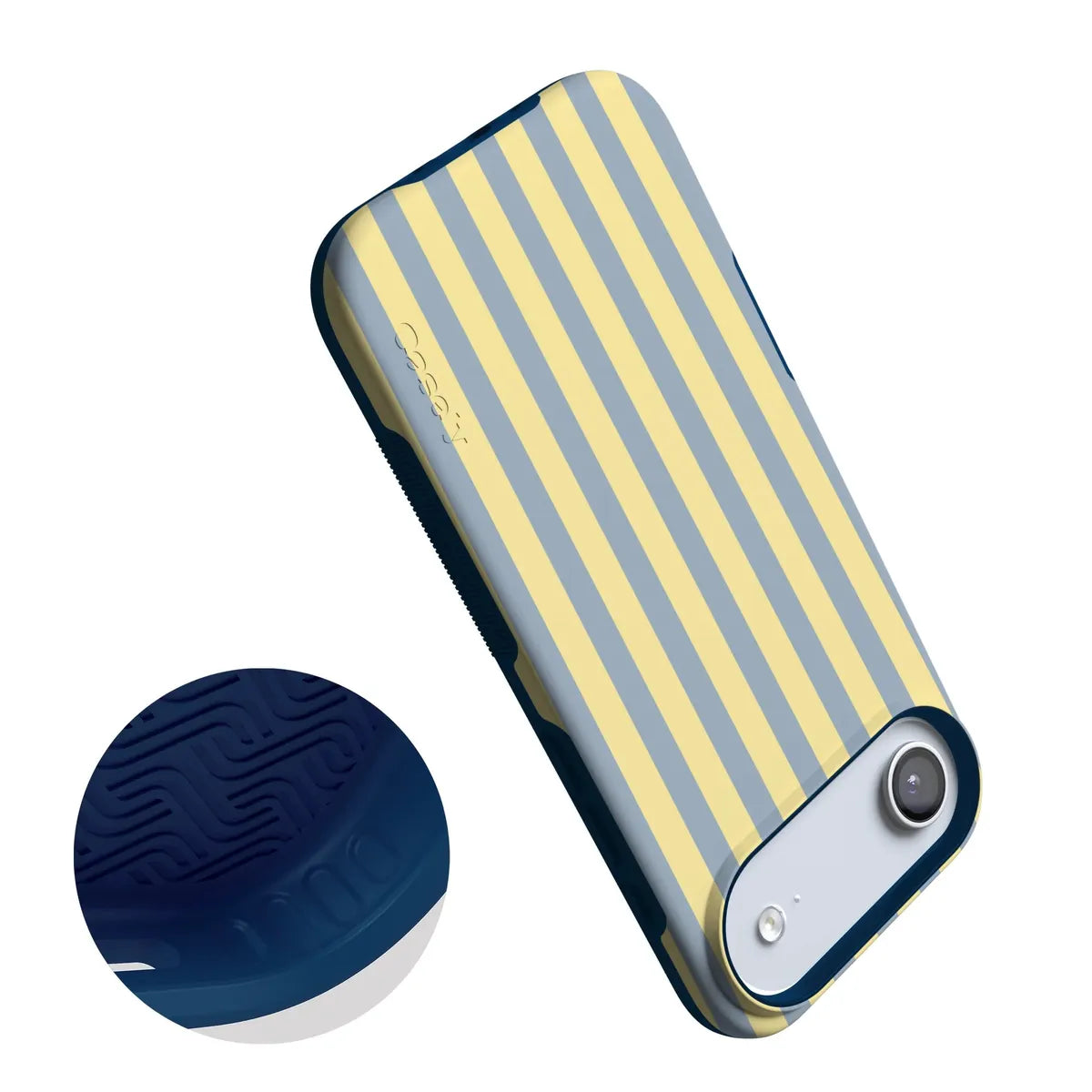 Coastline Stripes | Blue & Yellow Case