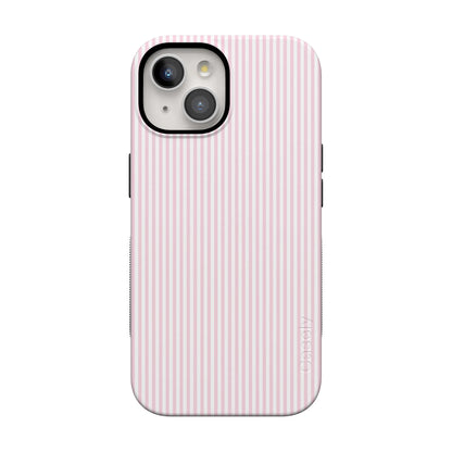 Stripes and the City | Light Pink Pinstripe Case - iPhone 13