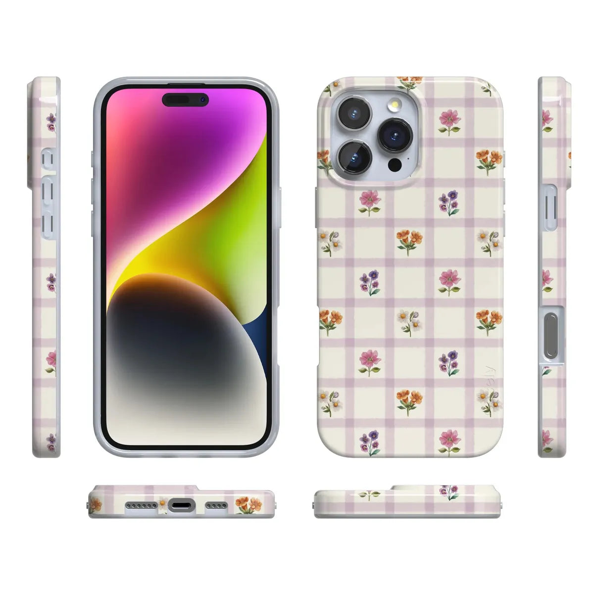 Meadow Check | Floral Gingham Case