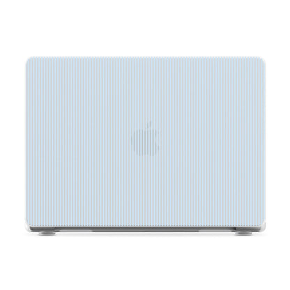 Stripes and the City | Light Blue Pinstripe Laptop Shell - 16" MacBook Pro